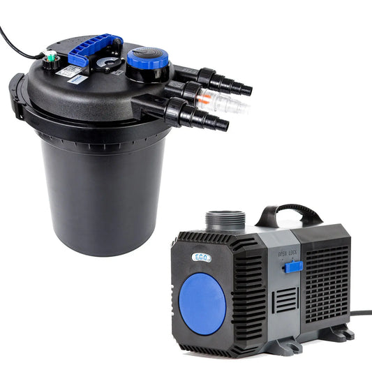 Combo Aquarium Garden Filter 10000L/H + Submersible Water Pump 10000L/H - Paws & Palettes