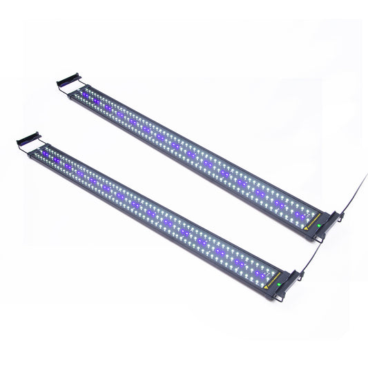 33W Set 2 Aquarium Blue White LED Light for Tank 120-140cm - Paws & Palettes