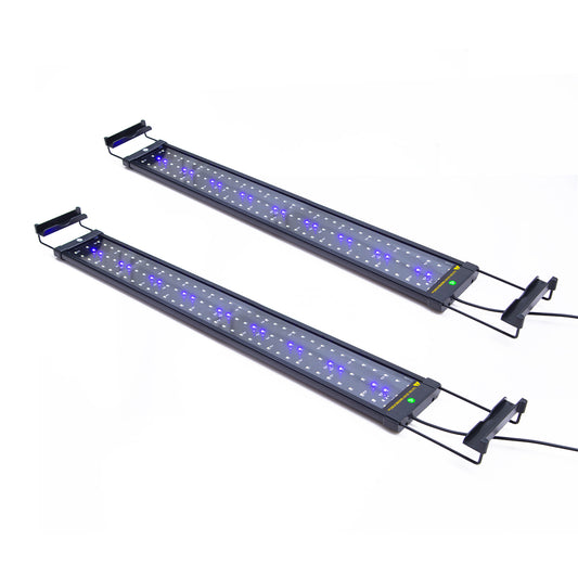 18W Set 2 Aquarium Blue White LED Light for Tank 75-95cm - Paws & Palettes