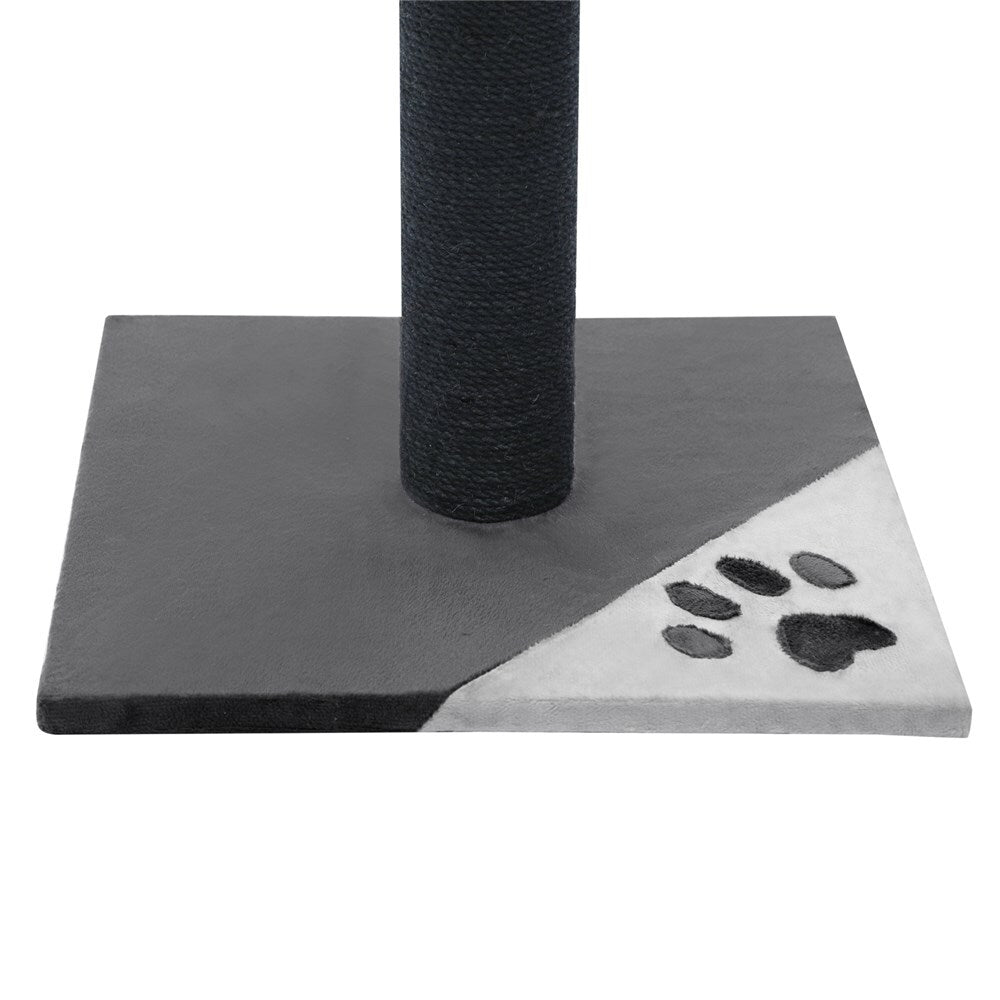 Grey Cat Scratching Tree Scratcher Post Pole Furniture Gym House - Paws & Palettes