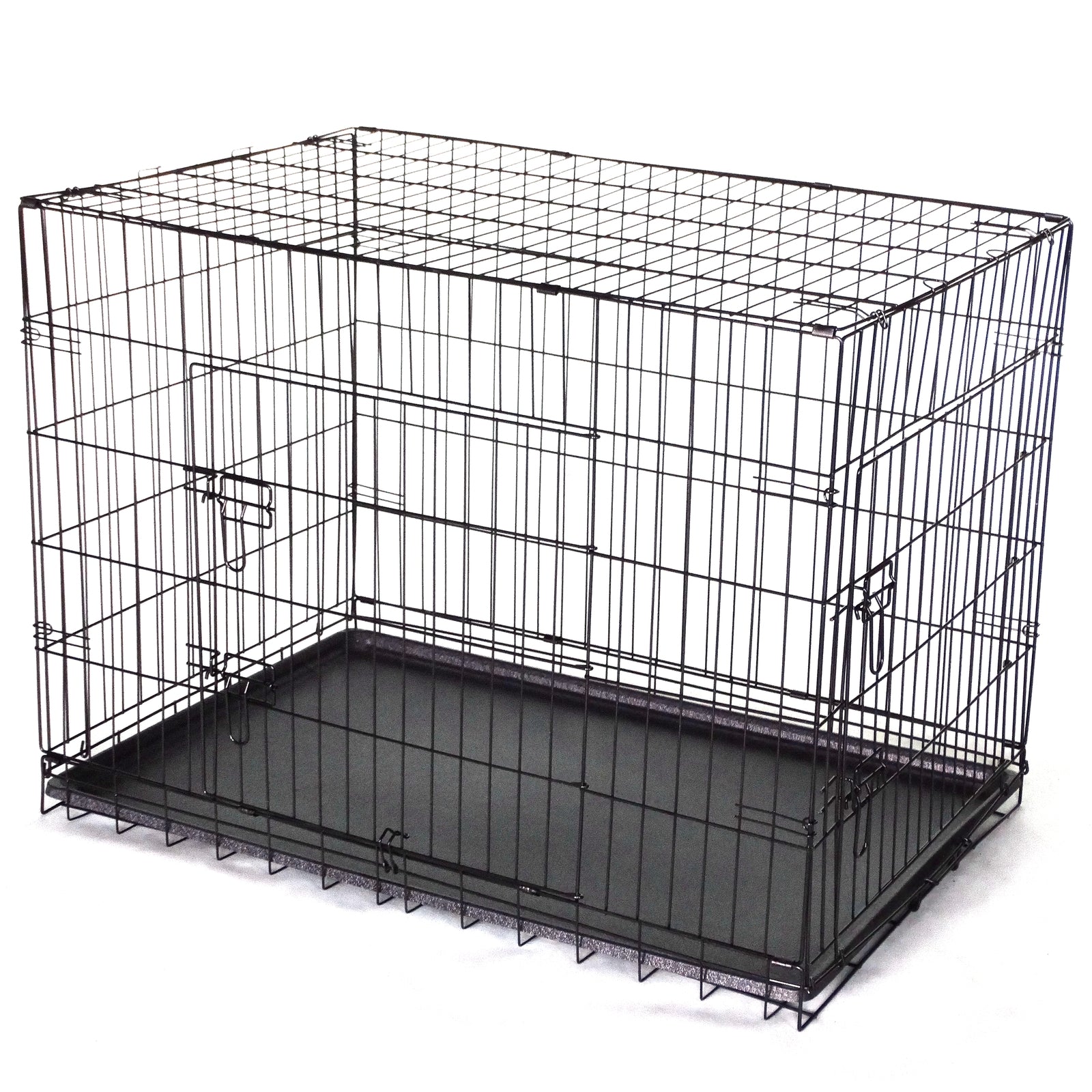 YES4PETS 30' Collapsible Metal Dog Crate Cage Cat Carrier With Tray - Paws & Palettes