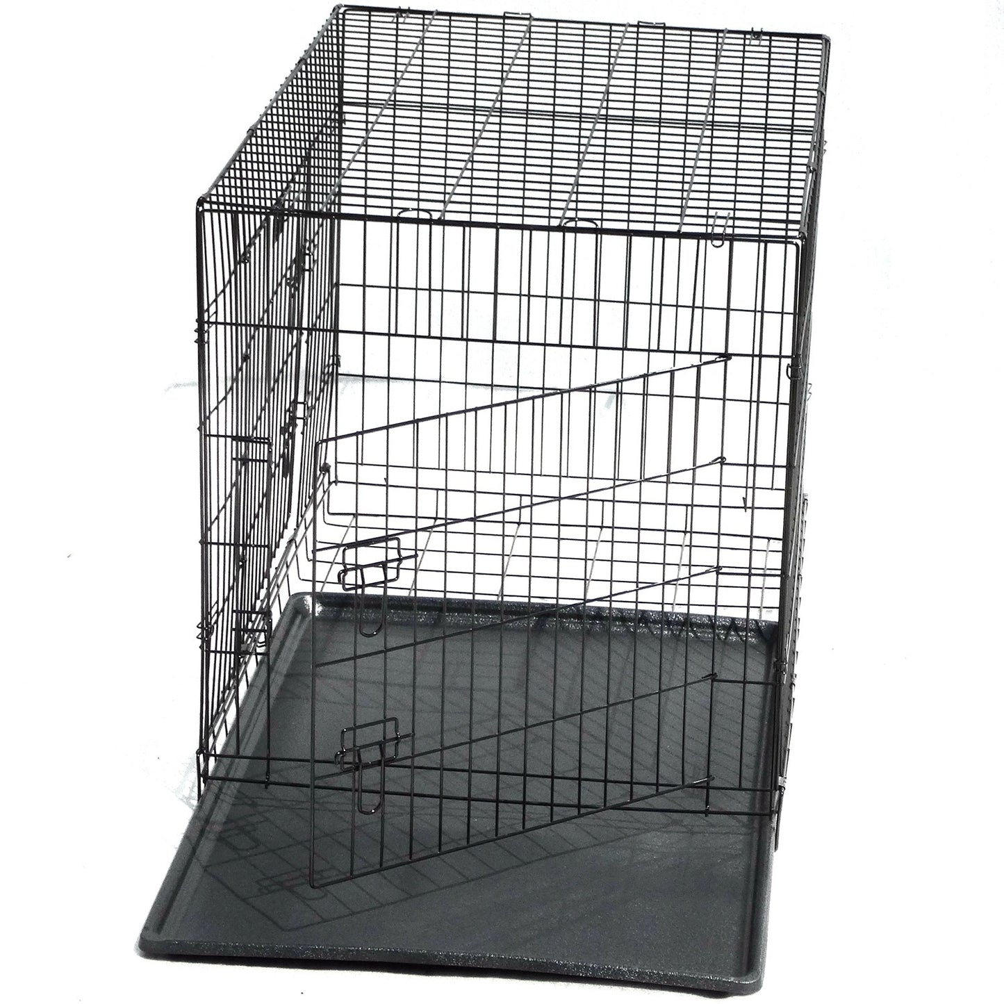 YES4PETS 30' Collapsible Metal Dog Crate Cage Cat Carrier With Tray - Paws & Palettes