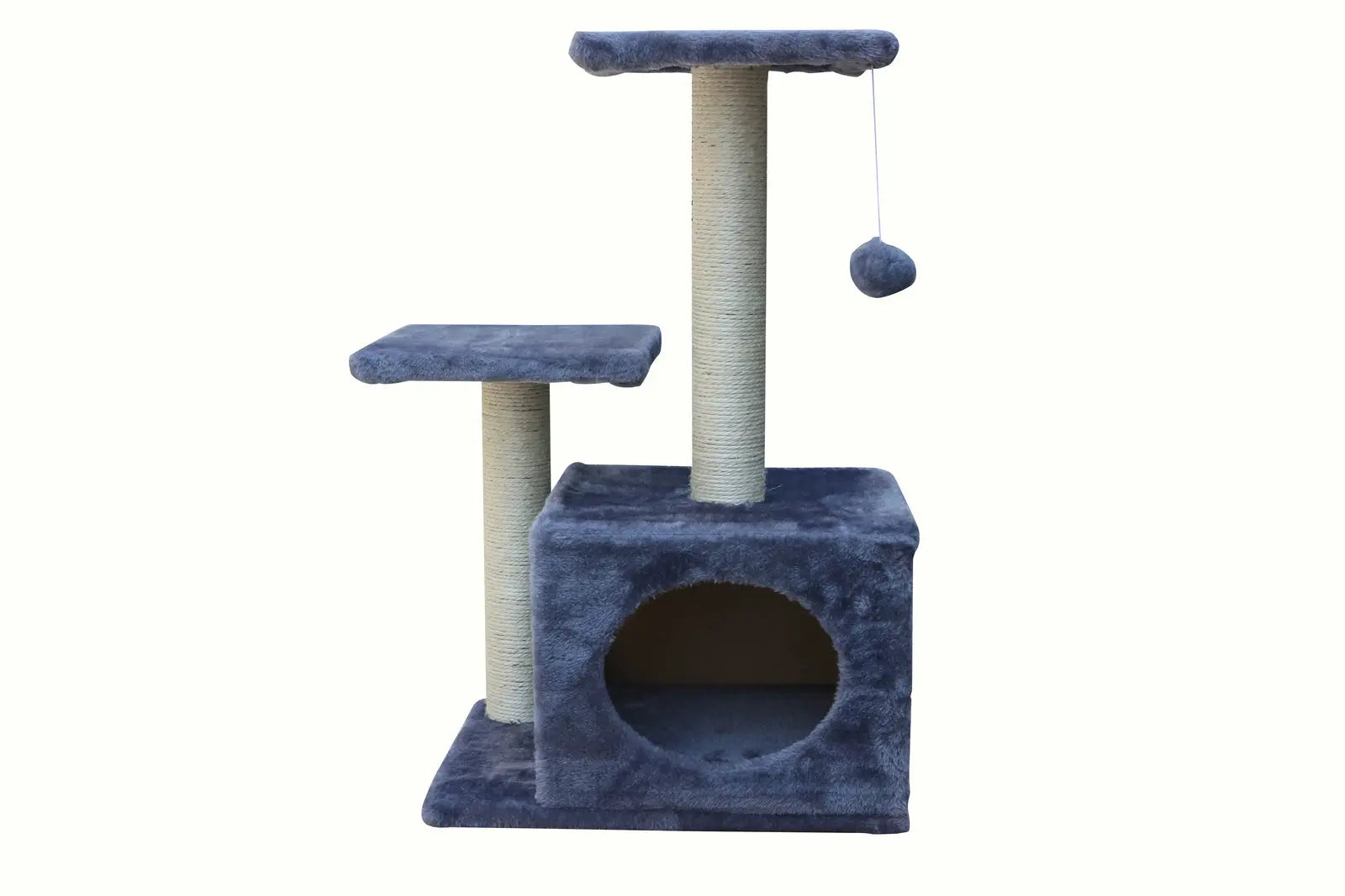 YES4PETS 71cm Grey Cat Scratching Tree Scratcher Post Pole Furniture Gym House - Paws & Palettes