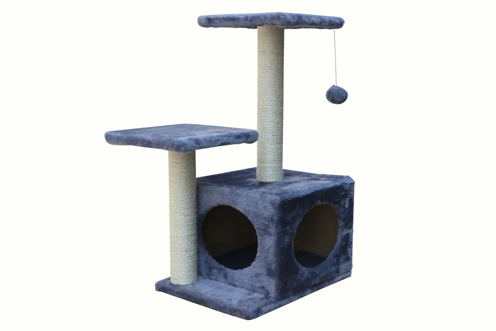YES4PETS 71cm Grey Cat Scratching Tree Scratcher Post Pole Furniture Gym House - Paws & Palettes