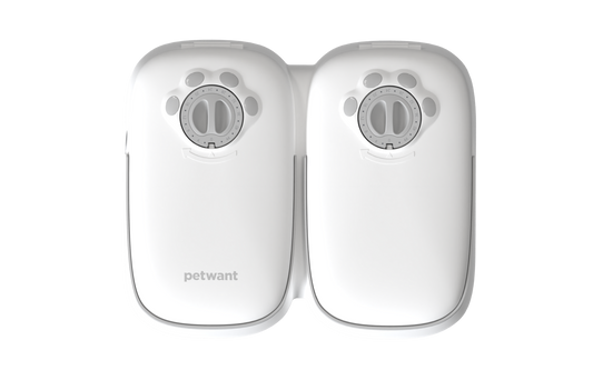 2 Meal Automatic Pet Food Feeder Timer for Dogs, Puppies & Cats - Paws & Palettes