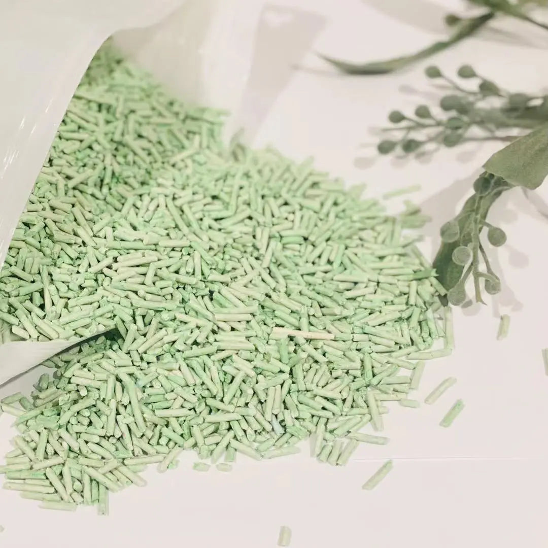YES4PETS Matcha 16KG Biodegradable Flushable Clumping Cat Tofu Eco Litter - Paws & Palettes