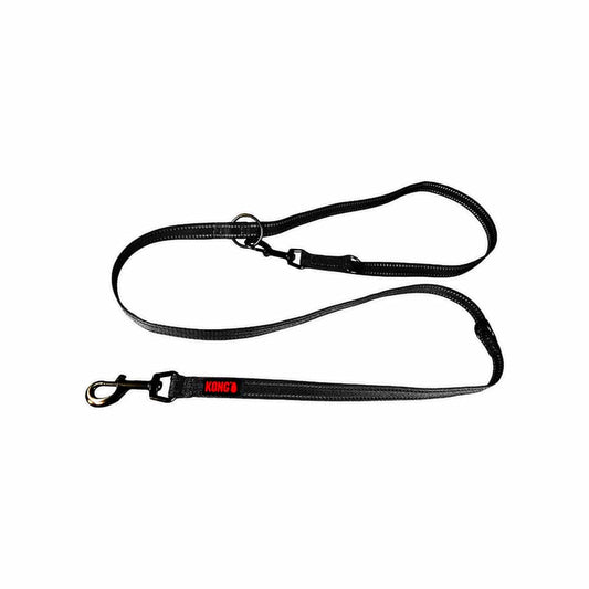 KONG Adjustable Black Leashes Medium - Paws & Palettes