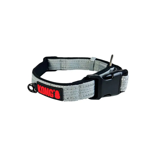 KONG Nylon Grey Collars Large - Paws & Palettes