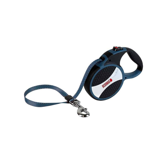 KONG Explore Large Retractable Leashes Blue - Paws & Palettes