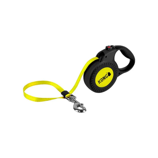 KONG Reflect Black Retractable Leashes Large - Paws & Palettes