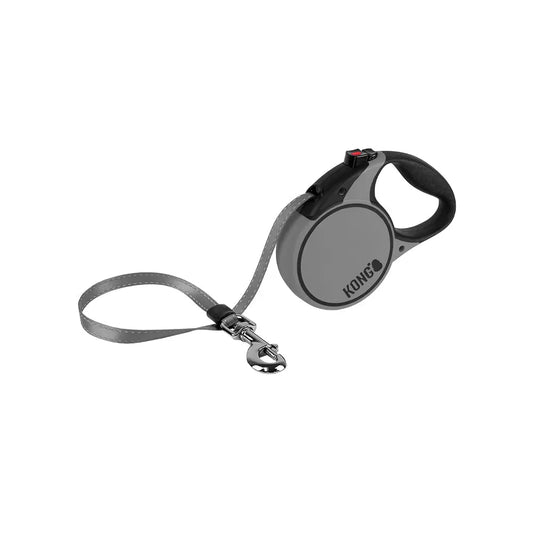 KONG Terrain Grey Retractable Leashes Large - Paws & Palettes