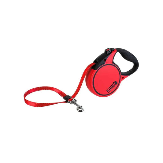 KONG Terrain Red Retractable Leashes Small - Paws & Palettes