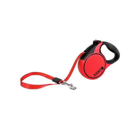 KONG Terrain Red Retractable Leashes Extra Small - Paws & Palettes