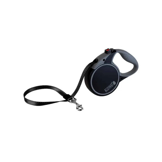 KONG Terrain Black Retractable Leashes Small - Paws & Palettes