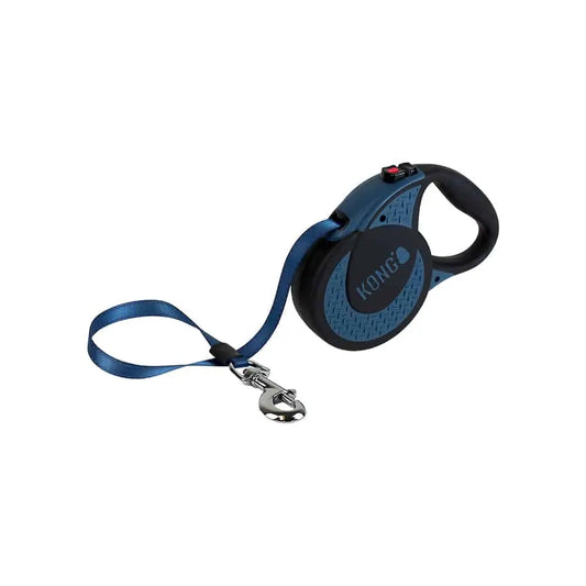 KONG Ultimate Extra Large Retractable Leashes Blue - Paws & Palettes