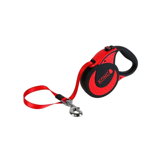 KONG Ultimate Extra Large Retractable Leashes Red - Paws & Palettes