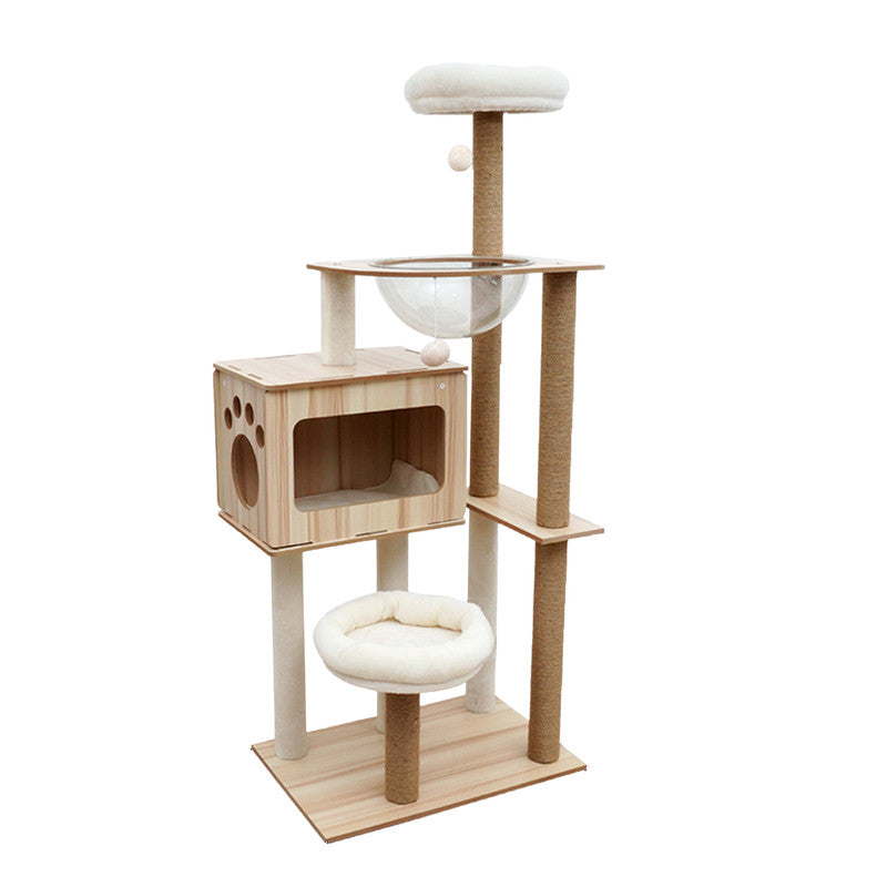 Cat Tree Scratching Post Trees Scratcher Tower Condo House Furniture - Paws & Palettes