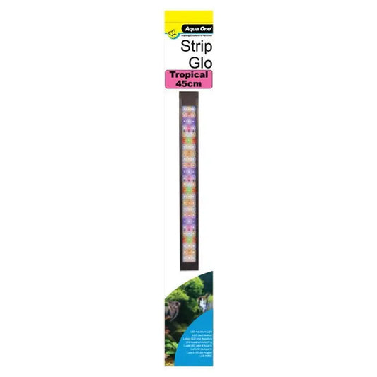 Aqua One StripGlo Aquarium Light Tropical LED Reflector - Paws & Palettes