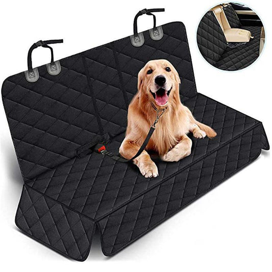 Universal Waterproof Dog Car Seat Cover with Non-Slip Backing - Pet Travel Protection Mat - Paws & Palettes