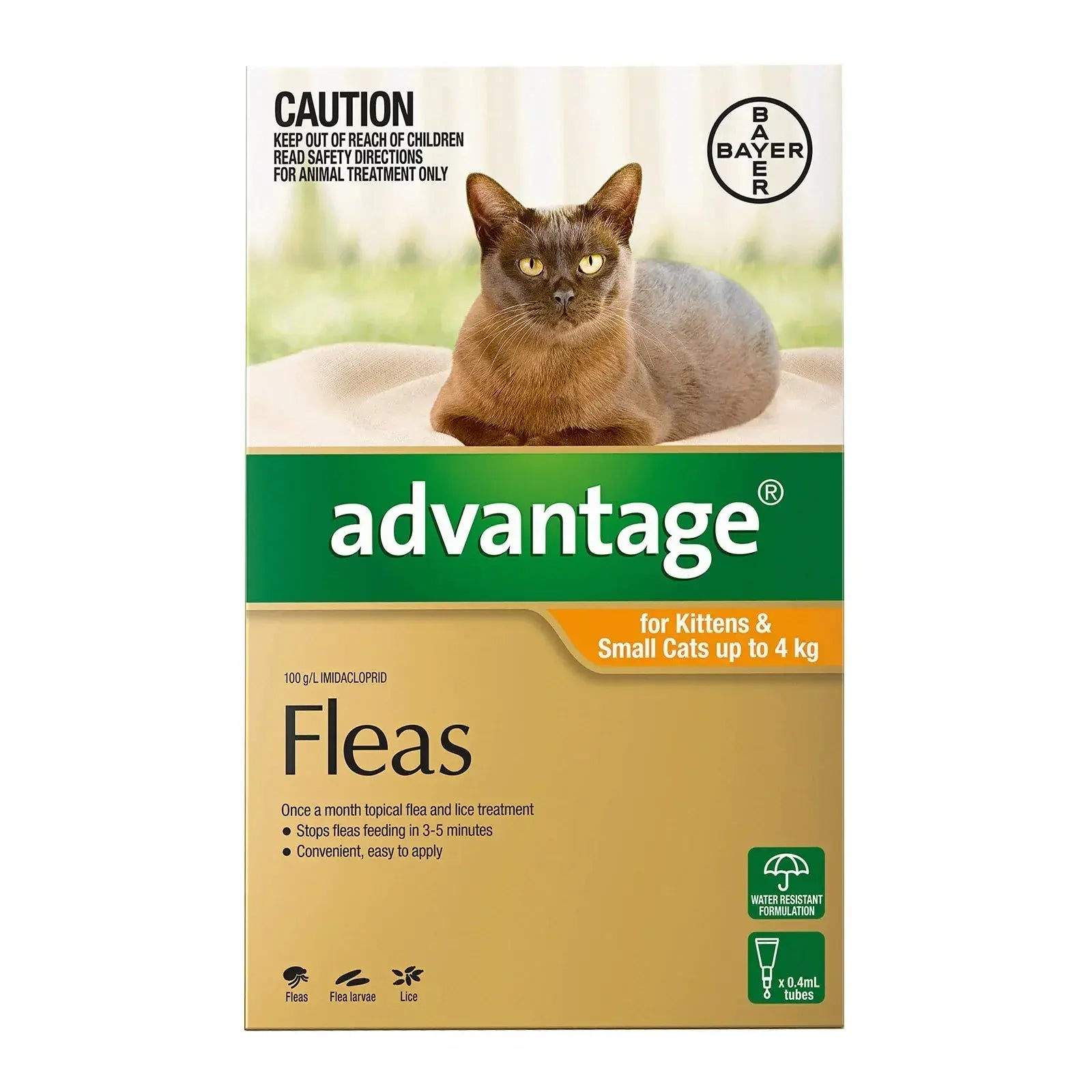 Advantage – Fleas – Kittens & Small Cats up to 4kg - Paws & Palettes