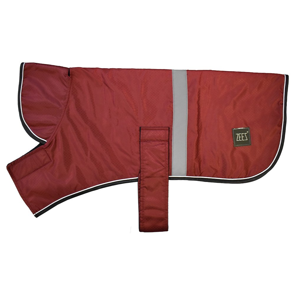 ZeeZ – Waterproof Dapper Dog Coat – Warm Maroon - Paws & Palettes