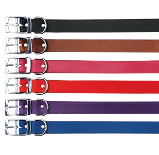 Beau Pets – Deluxe Leather Collar – Red - Paws & Palettes