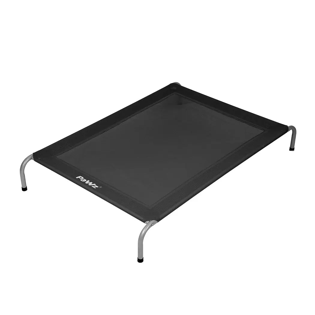 PaWz Elevated Trampoline Pet Bed Dog XXL Black XX-Large - Paws & Palettes