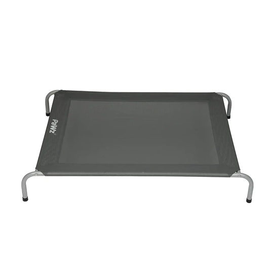 PaWz Elevated Trampoline Pet Bed Dog L Grey Large - Paws & Palettes