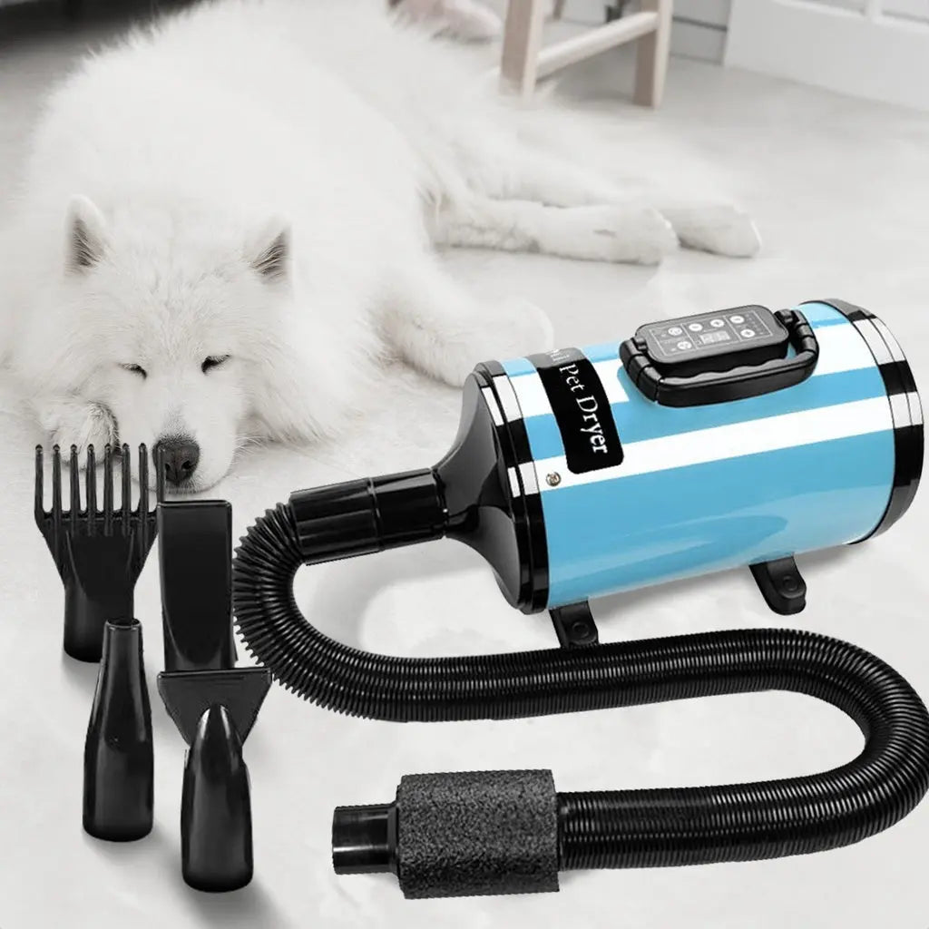 Floofi Pet Hair Dryer LCD Blue - Paws & Palettes