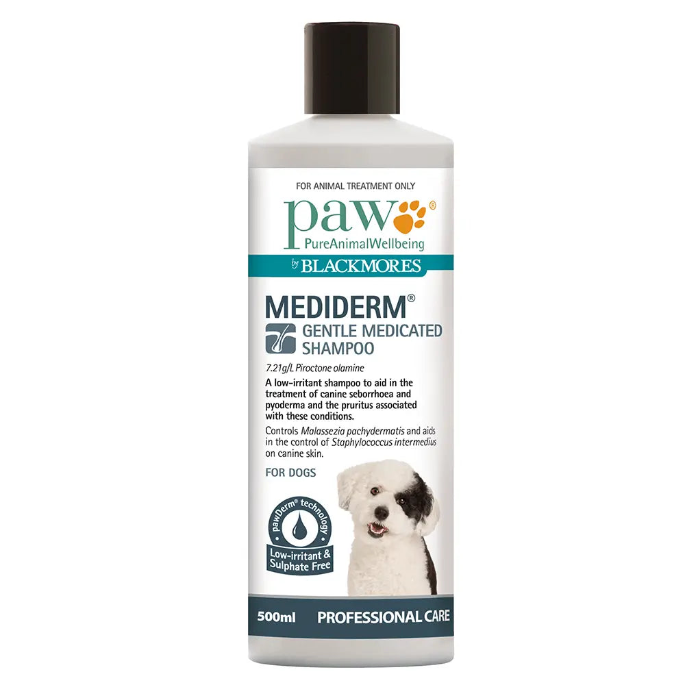 Blackmores: Paw – Mediderm – Gentle Medicated Shampoo - Paws & Palettes