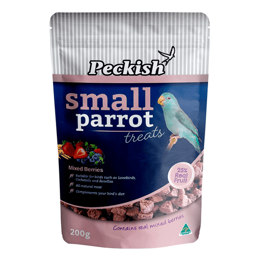 Peckish – Small Parrot Treats – Mixed Berries - Paws & Palettes