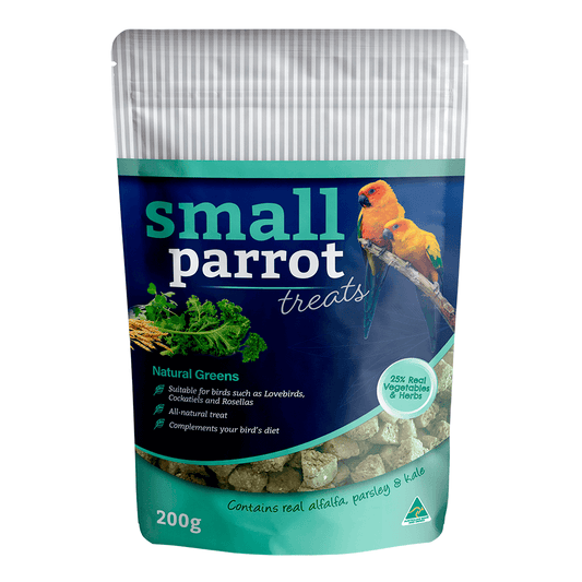 Peckish – Small Parrot Treats – Natural Greens - Paws & Palettes