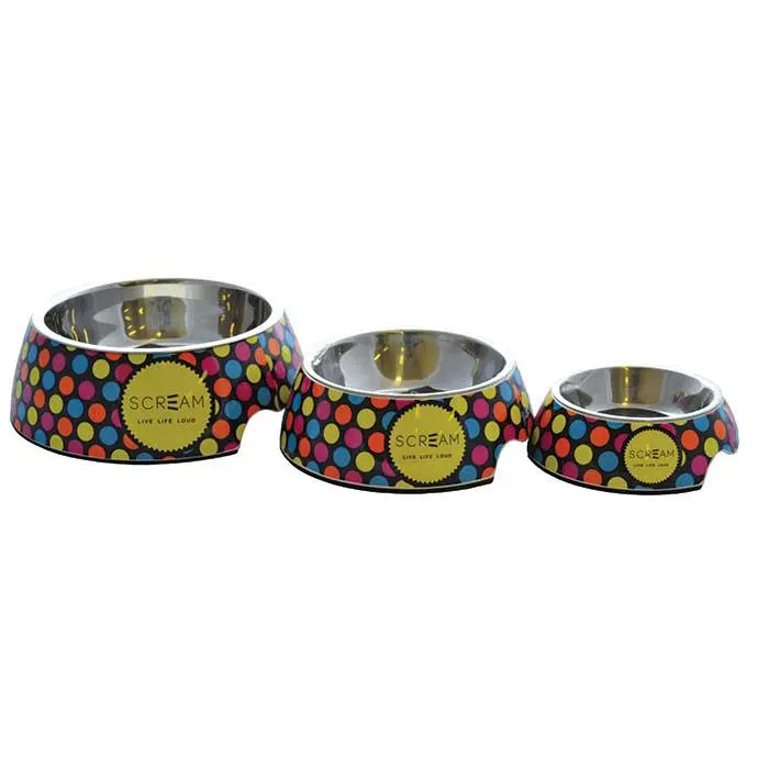 Scream – Round Pet Bowl - Paws & Palettes