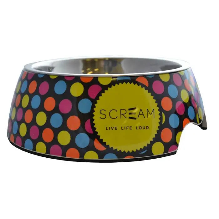 Scream – Round Pet Bowl - Paws & Palettes