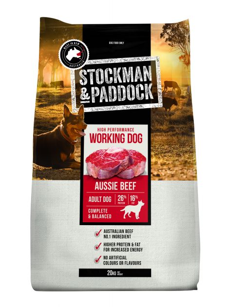 Stockman & Paddock – Working Dog – Beef - Paws & Palettes