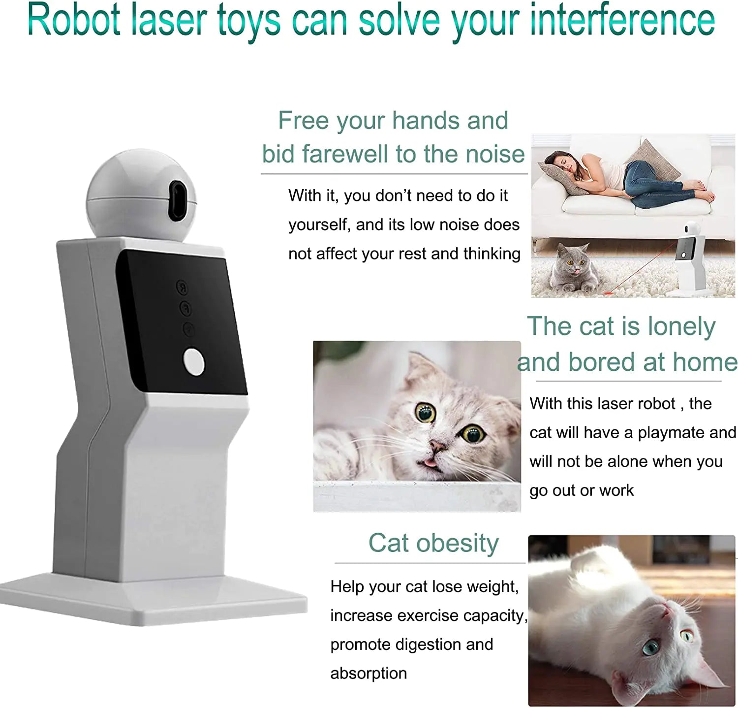 Automatic Laser Toy - Paws & Palettes